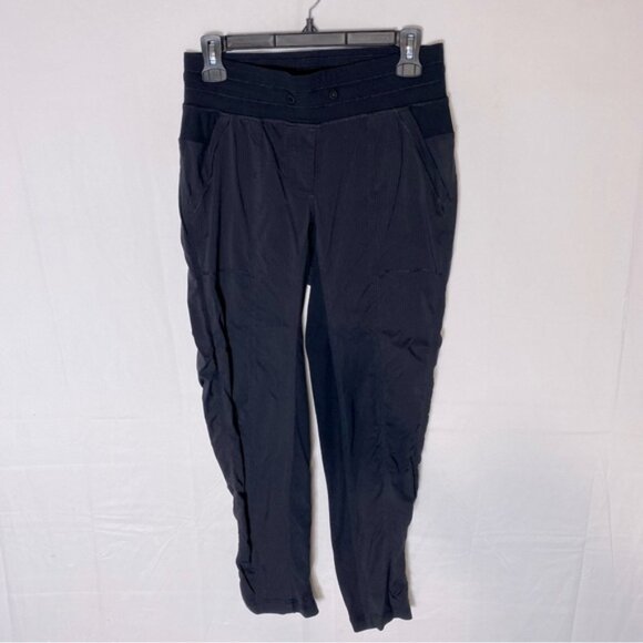 Lululemon Athletica Black Dance Studio Pants Joggers 6 - Picture 1 of 14